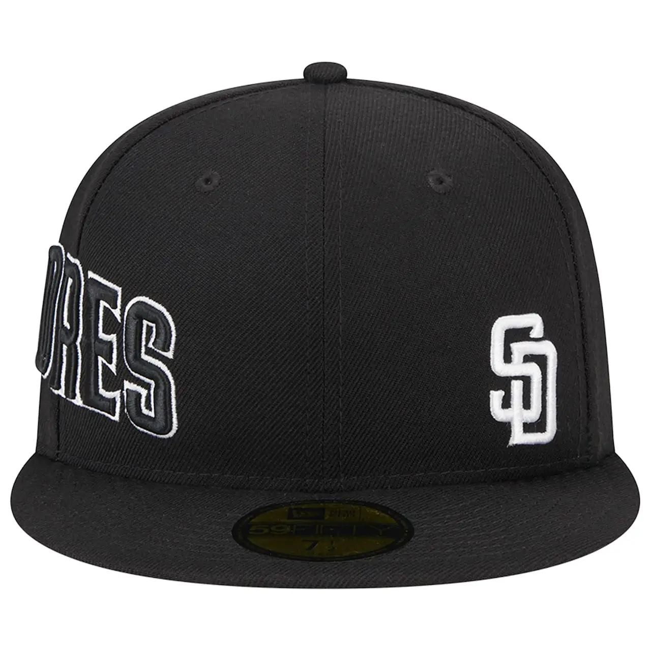 Men's San Diego Padres New Era Black Jersey 59FIFTY Fitted Hat 3 Men's San Diego Padres New Era Black Jersey 59FIFTY Fitted Hat - Image 2