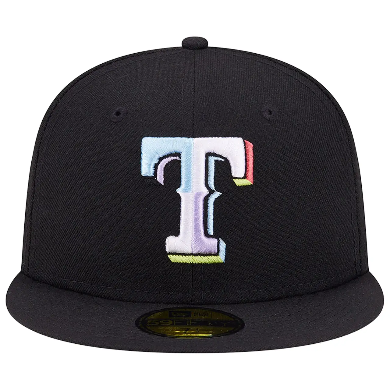 Men's Texas Rangers New Era Black Multi-Color Pack 59FIFTY Fitted Hat 4 Men's Texas Rangers New Era Black Multi-Color Pack 59FIFTY Fitted Hat - Image 2