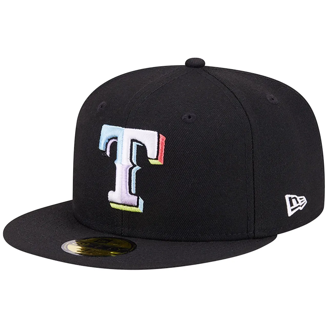 Men's Texas Rangers New Era Black Multi-Color Pack 59FIFTY Fitted Hat 5 Men's Texas Rangers New Era Black Multi-Color Pack 59FIFTY Fitted Hat - Image 3