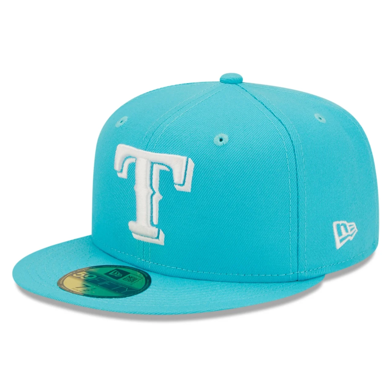 Men's Texas Rangers New Era Blue Vice Highlighter Logo 59FIFTY Fitted Hat 3 Men's Texas Rangers New Era Blue Vice Highlighter Logo 59FIFTY Fitted Hat