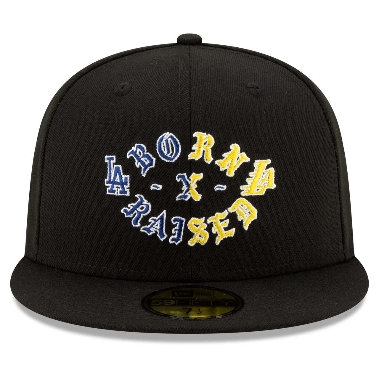 Men's Los Angeles New Era Born X Raised Black 2020 Dual Champions 59FIFTY Fitted Hat 4 Men's Los Angeles New Era Born X Raised Black 2020 Dual Champions 59FIFTY Fitted Hat - Image 2