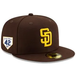 Men's San Diego Padres New Era Brown 2023 Jackie Robinson Day 59FIFTY Fitted Hat