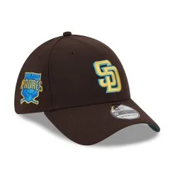 Men's San Diego Padres New Era Brown 2023 MLB Father's Day 39THIRTY Flex Hat