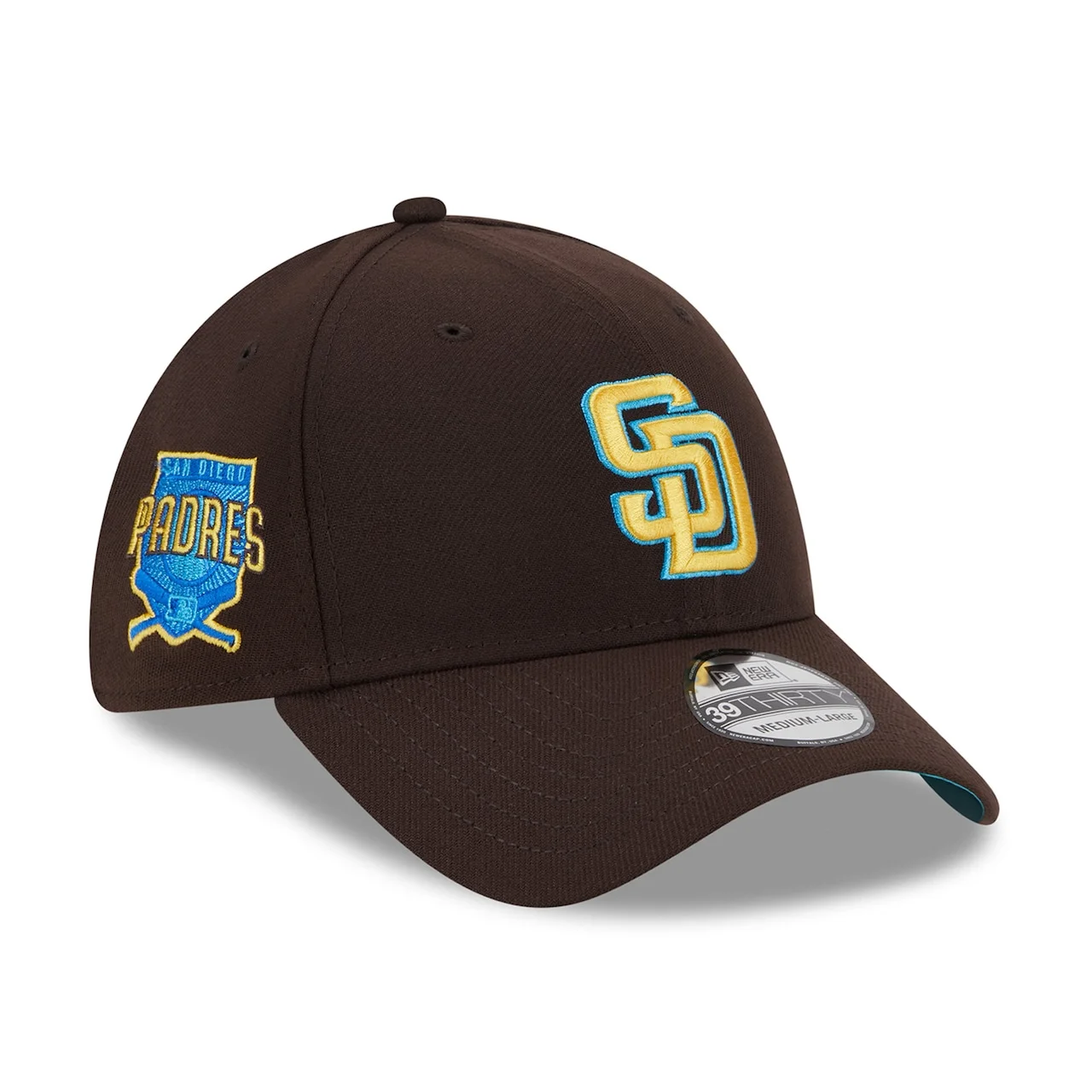Men's San Diego Padres New Era Brown 2023 MLB Father's Day 39THIRTY Flex Hat 3 Men's San Diego Padres New Era Brown 2023 MLB Father's Day 39THIRTY Flex Hat