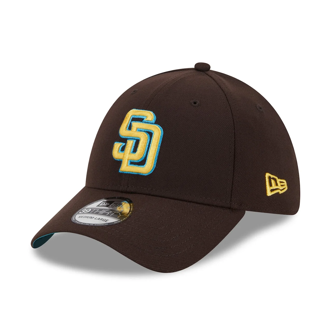 Men's San Diego Padres New Era Brown 2023 MLB Father's Day 39THIRTY Flex Hat 5 Men's San Diego Padres New Era Brown 2023 MLB Father's Day 39THIRTY Flex Hat - Image 3