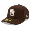 Men's San Diego Padres New Era Brown Alternate 2020 Authentic Collection On-Field Low Profile 59FIFTY Fitted Hat -San Diego Padres Caps Sales mens new era brown san diego padres alternate 2020 authentic collection on field low profile 59fifty fitted hat pi3733000 altimages ff 3733644 6b867a72d8e12a810c0ealt1 full