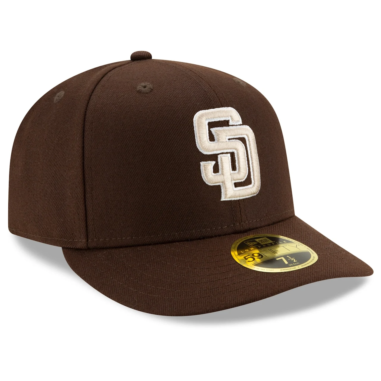Men's San Diego Padres New Era Brown Alternate 2020 Authentic Collection On-Field Low Profile 59FIFTY Fitted Hat 5 Men's San Diego Padres New Era Brown Alternate 2020 Authentic Collection On-Field Low Profile 59FIFTY Fitted Hat - Image 3