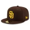 Men's San Diego Padres New Era Brown Authentic Collection On-Field 59FIFTY Fitted Hat -San Diego Padres Caps Sales mens new era brown san diego padres authentic collection on field 59fifty fitted hat pi3732000 altimages ff 3732108 a38ff07ce55afd92abc9alt1 full