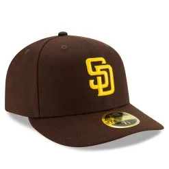 Men's San Diego Padres New Era Brown Authentic Collection On-Field Low Profile 59FIFTY Fitted Hat -San Diego Padres Caps Sales mens new era brown san diego padres authentic collection on field low profile 59fifty fitted hat pi3733000 altimages ff 3733645 4ae58a5f4532fcfa203falt3 full