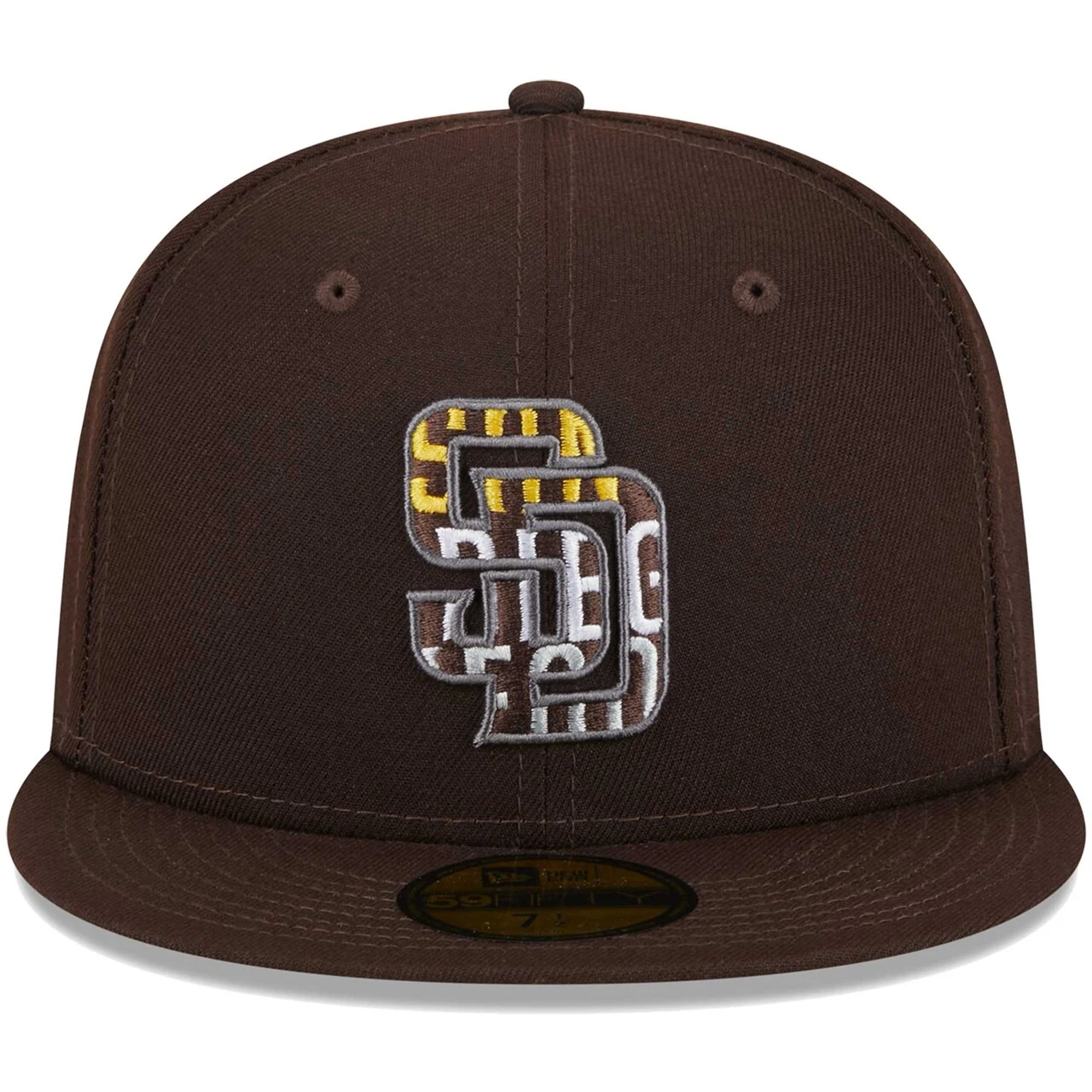 Men's San Diego Padres New Era Brown Script Fill 59FIFTY Fitted Hat 4 Men's San Diego Padres New Era Brown Script Fill 59FIFTY Fitted Hat - Image 2