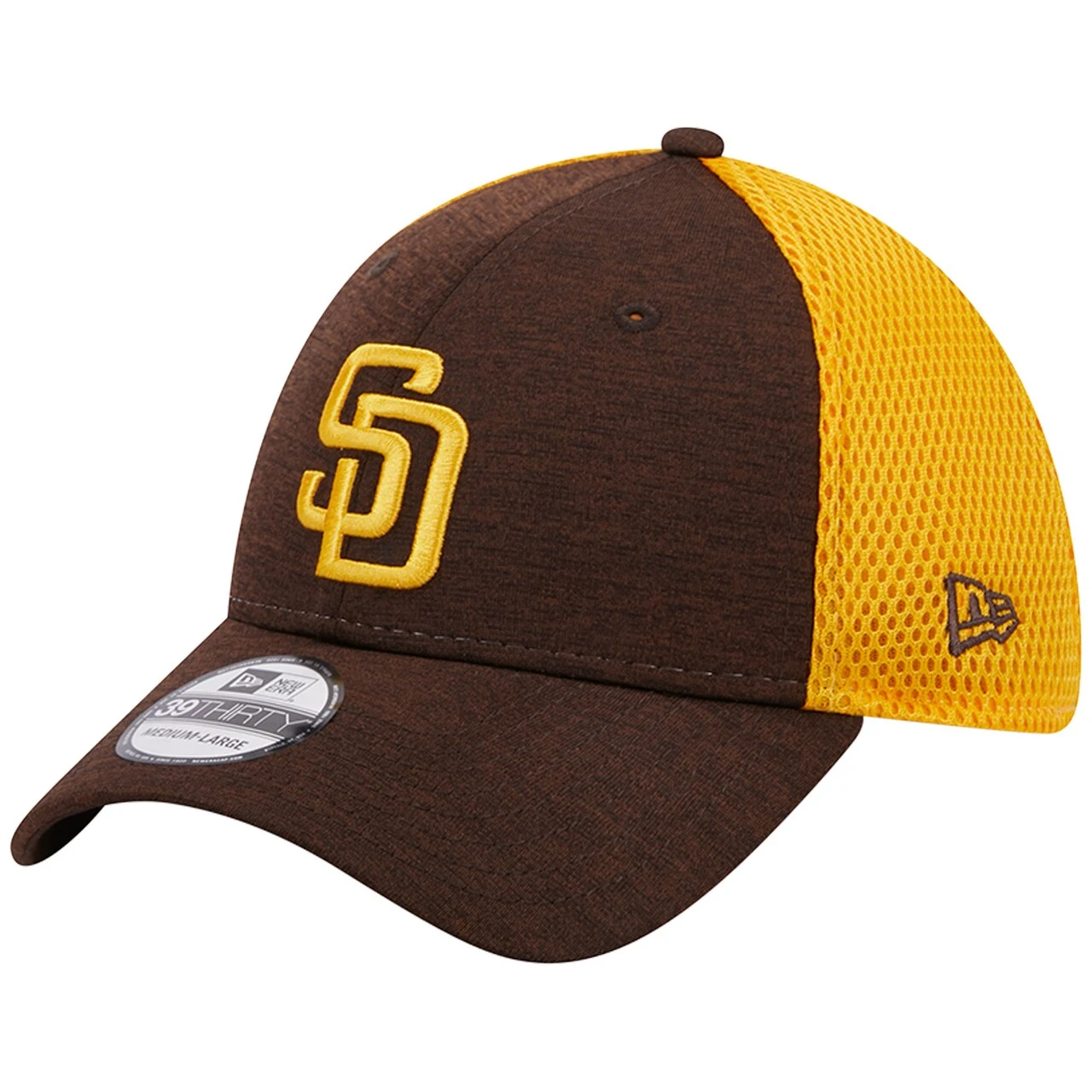 Men's San Diego Padres New Era Brown Shadow Neo 39THIRTY Flex Hat 3 Men's San Diego Padres New Era Brown Shadow Neo 39THIRTY Flex Hat