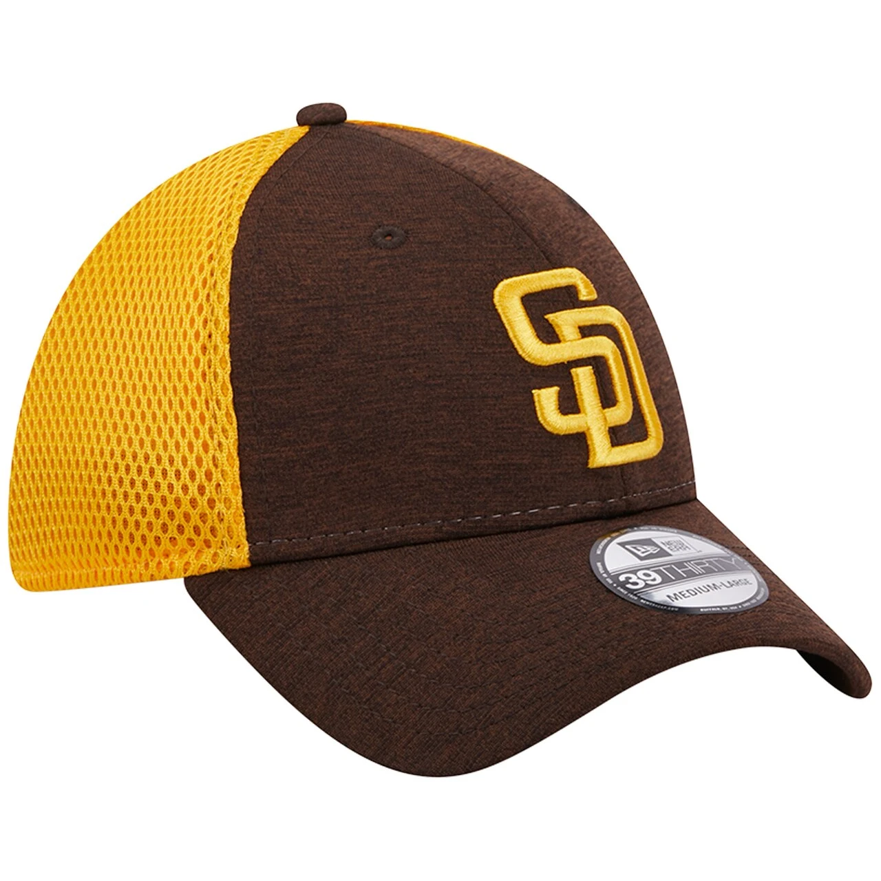 Men's San Diego Padres New Era Brown Shadow Neo 39THIRTY Flex Hat 5 Men's San Diego Padres New Era Brown Shadow Neo 39THIRTY Flex Hat - Image 3