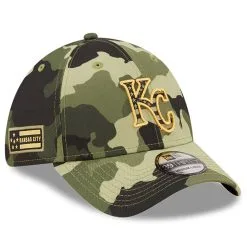 Men's Kansas City Royals New Era Camo 2022 Armed Forces Day 39THIRTY Flex Hat