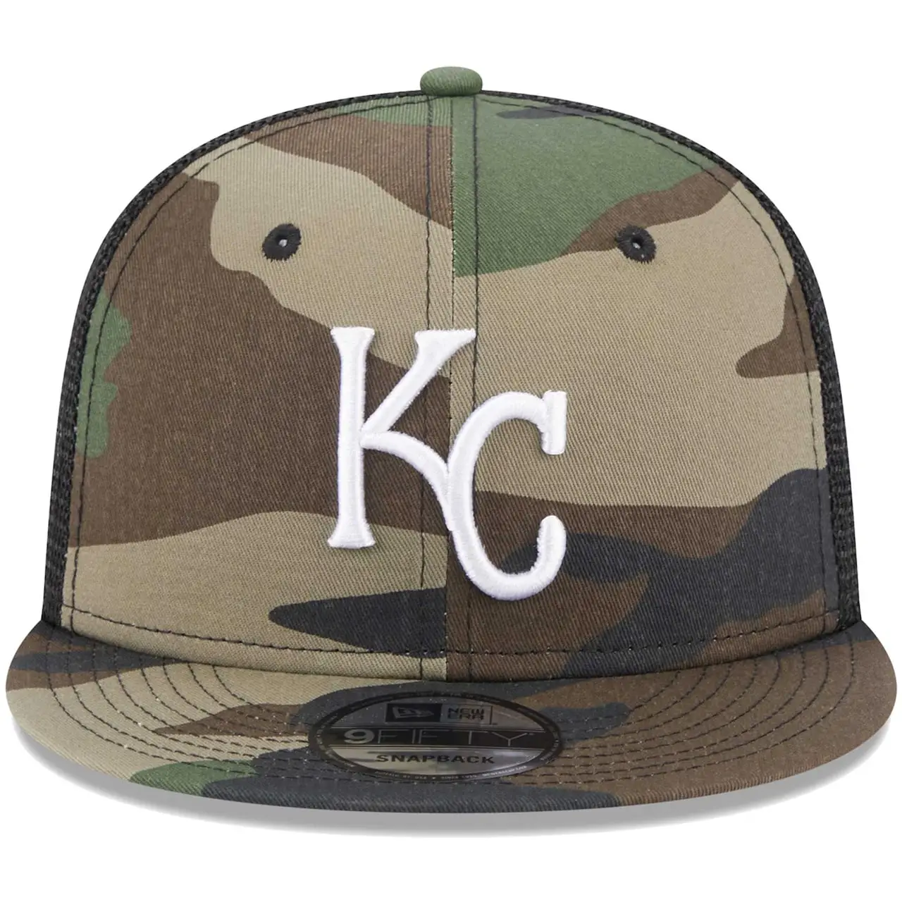 Men's Kansas City Royals New Era Camo Trucker 9FIFTY Snapback Hat 3 Men's Kansas City Royals New Era Camo Trucker 9FIFTY Snapback Hat - Image 2