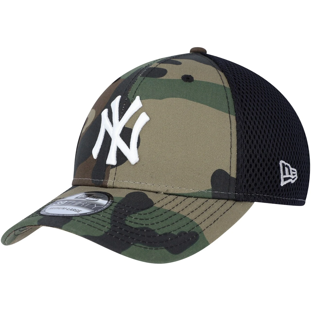 Men's New York Yankees New Era Camo Team Neo 39THIRTY Flex Hat 3 Men's New York Yankees New Era Camo Team Neo 39THIRTY Flex Hat