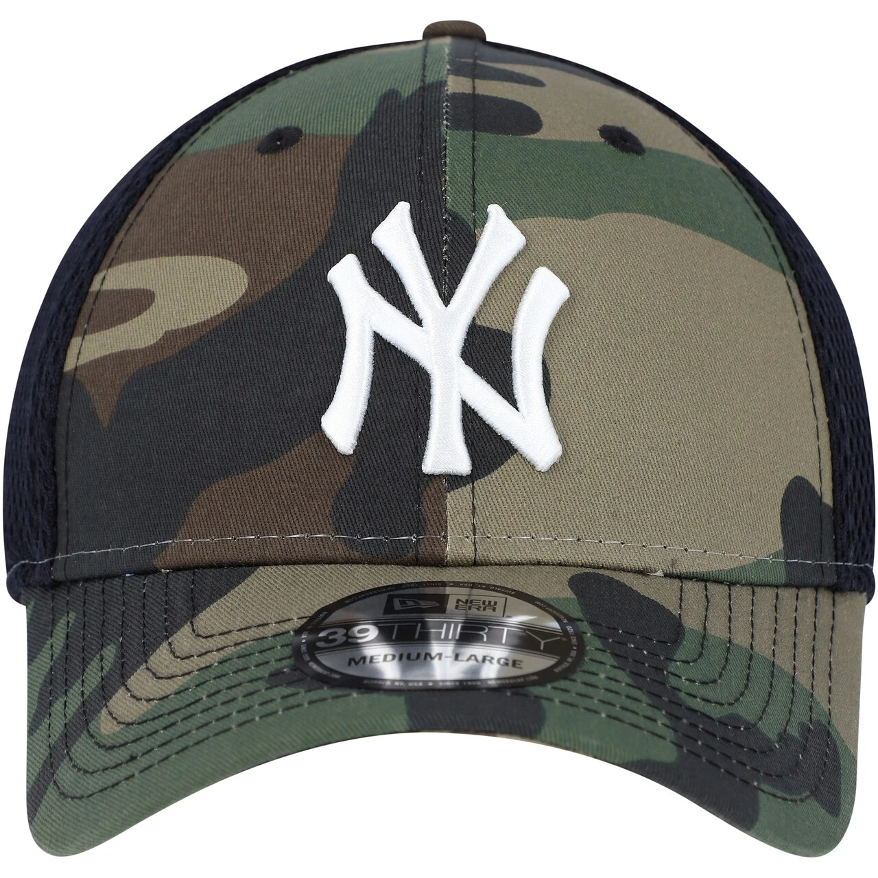 Men's New York Yankees New Era Camo Team Neo 39THIRTY Flex Hat 4 Men's New York Yankees New Era Camo Team Neo 39THIRTY Flex Hat - Image 2