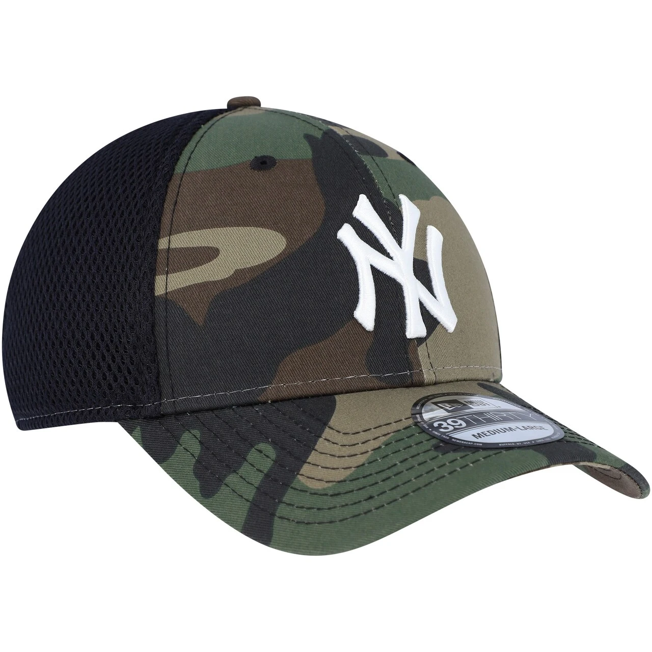Men's New York Yankees New Era Camo Team Neo 39THIRTY Flex Hat 5 Men's New York Yankees New Era Camo Team Neo 39THIRTY Flex Hat - Image 3