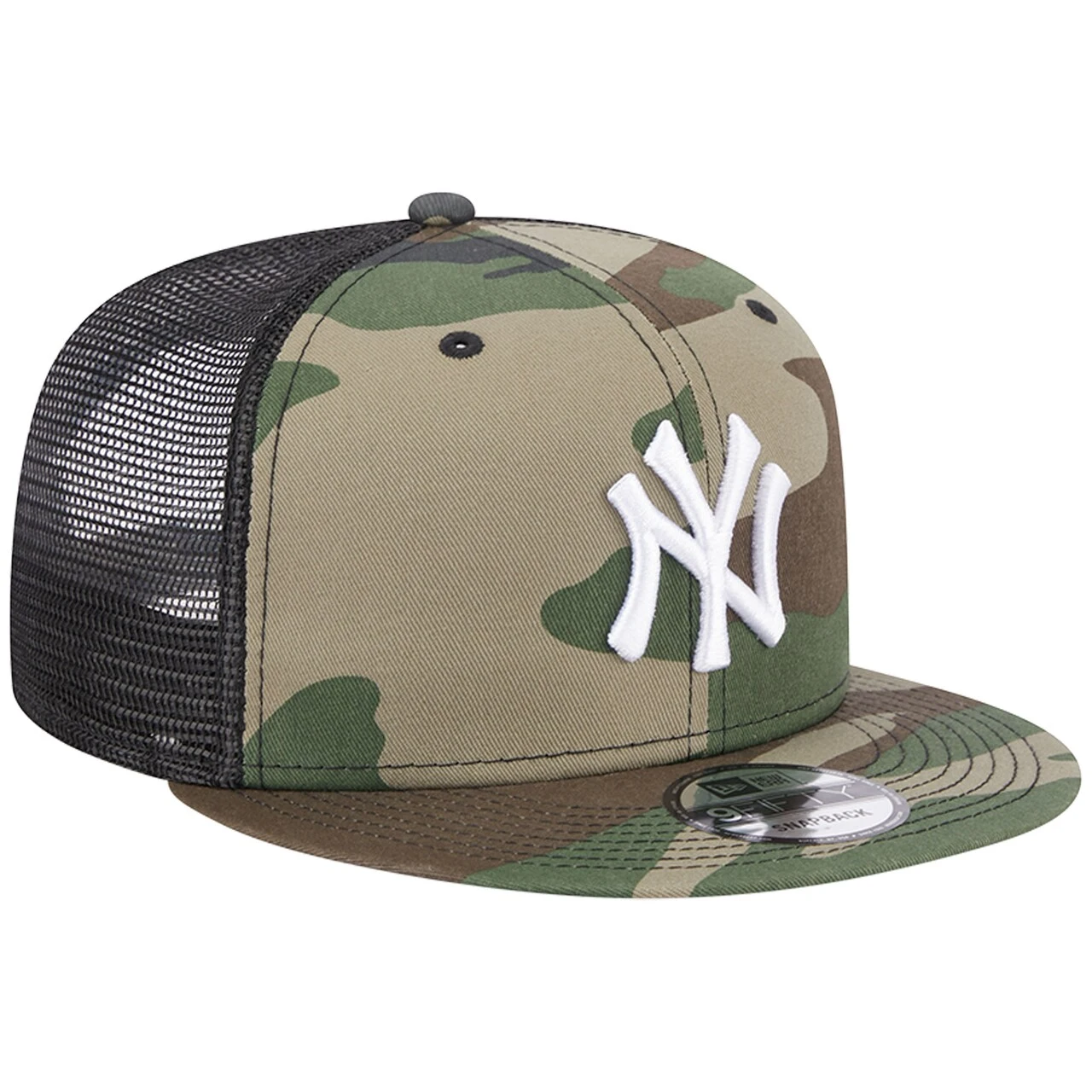 Men's New York Yankees New Era Camo Trucker 9FIFTY Snapback Hat 5 Men's New York Yankees New Era Camo Trucker 9FIFTY Snapback Hat - Image 3