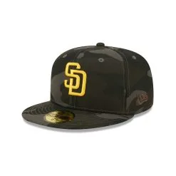 Men's San Diego Padres New Era Camo Dark 59FIFTY Fitted Hat