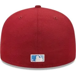 Men's Los Angeles Dodgers New Era Cardinal 100th Anniversary Air Force Blue Undervisor 59FIFTY Fitted Hat -San Diego Padres Caps Sales mens new era cardinal los angeles dodgers 100th anniversary air force blue undervisor 59fifty fitted hat pi4735000 altimages ff 4735041 bec1b43e993f069a4ea4alt4 full