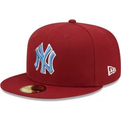 Men's New York Yankees New Era Cardinal 1999 World Series Air Force Blue Undervisor 59FIFTY Fitted Hat -San Diego Padres Caps Sales mens new era cardinal new york yankees 1999 world series air force blue undervisor 59fifty fitted hat pi4735000 altimages ff 4735042 ade4a489b99179667b04alt3 full