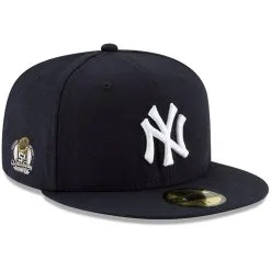 Men's New York Yankees Derek Jeter New Era Navy 5X World Series Champion Side Patch 59FIFTY Fitted Hat