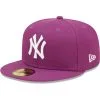 Men's New York Yankees New Era Grape Logo 59FIFTY Fitted Hat -San Diego Padres Caps Sales mens new era grape new york yankees logo 59fifty fitted hat pi4689000 altimages ff 4689949 d97c9e8afcba1bb21e4balt1 full