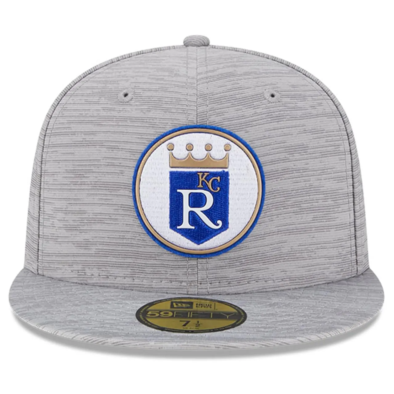 Men's Kansas City Royals New Era Gray 2023 Clubhouse 59FIFTY Fitted Hat 4 Men's Kansas City Royals New Era Gray 2023 Clubhouse 59FIFTY Fitted Hat - Image 2