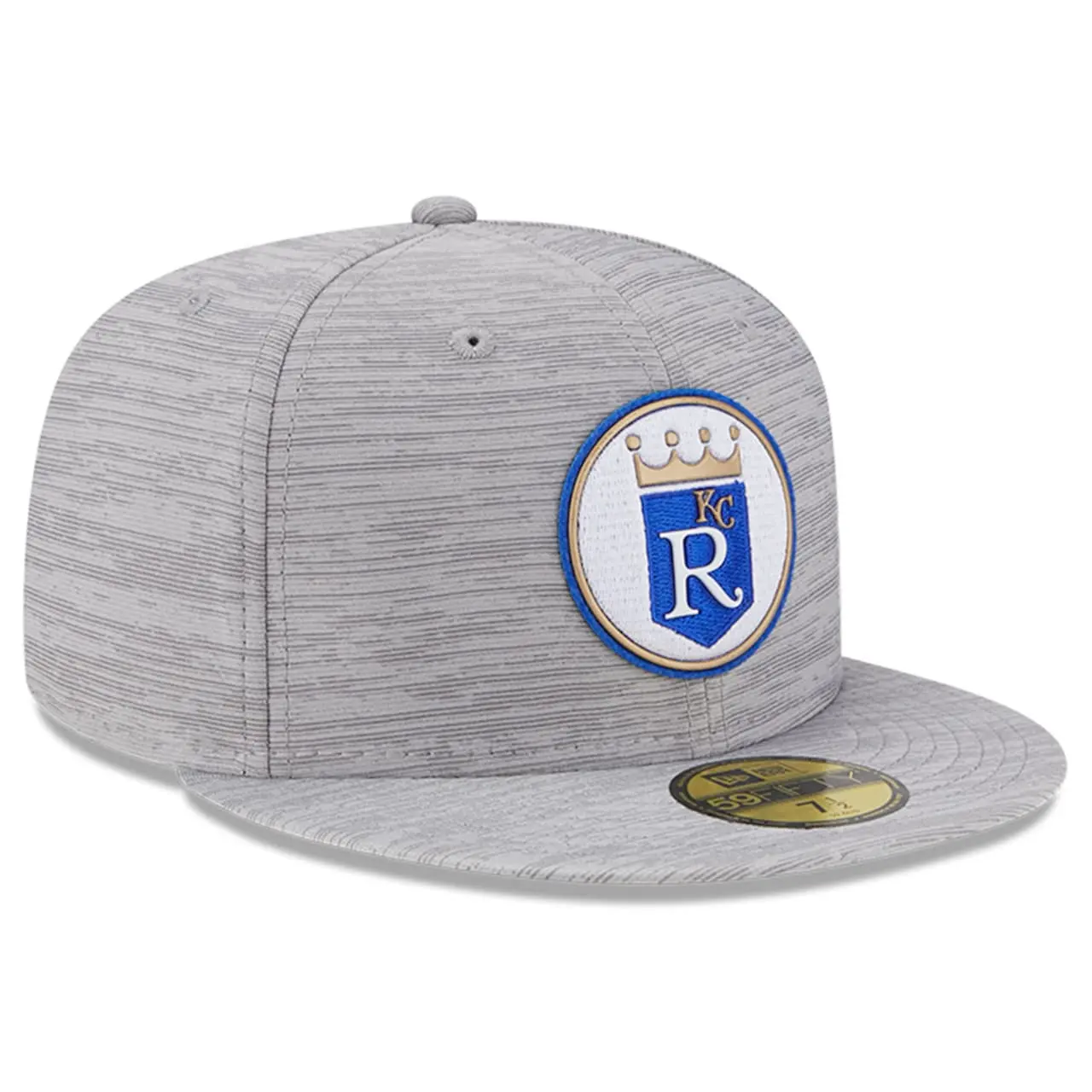 Men's Kansas City Royals New Era Gray 2023 Clubhouse 59FIFTY Fitted Hat 5 Men's Kansas City Royals New Era Gray 2023 Clubhouse 59FIFTY Fitted Hat - Image 3