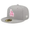 Men's Los Angeles Dodgers New Era Gray 2022 Mother's Day On-Field 59FIFTY Fitted Hat -San Diego Padres Caps Sales mens new era gray los angeles dodgers 2022 mothers day on field 59fifty fitted hat pi4459000 altimages ff 4459301 a50567269ebcd75366d5alt1 full