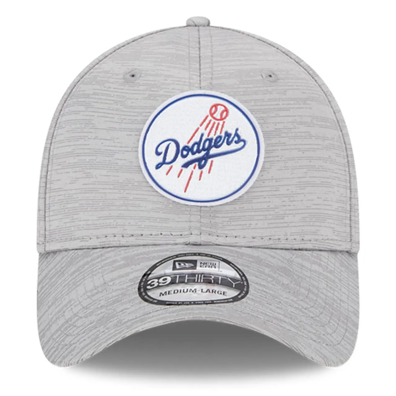 Men's Los Angeles Dodgers New Era Gray 2023 Clubhouse 39THIRTY Flex Hat 4 Men's Los Angeles Dodgers New Era Gray 2023 Clubhouse 39THIRTY Flex Hat - Image 2