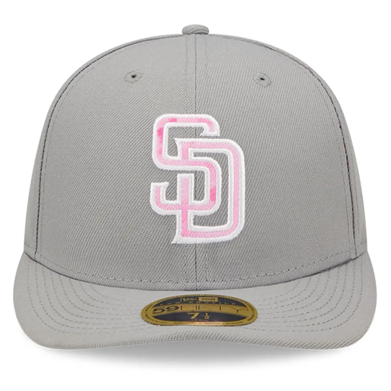 Men's San Diego Padres New Era Gray 2022 Mother's Day On-Field Low Profile 59FIFTY Fitted Hat 4 Men's San Diego Padres New Era Gray 2022 Mother's Day On-Field Low Profile 59FIFTY Fitted Hat - Image 2