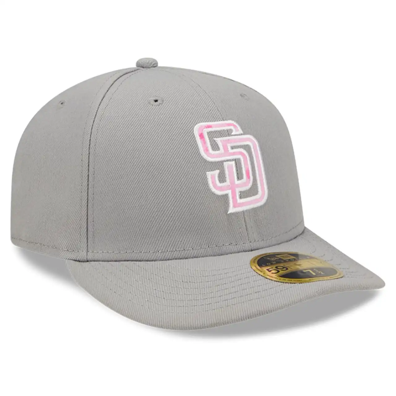 Men's San Diego Padres New Era Gray 2022 Mother's Day On-Field Low Profile 59FIFTY Fitted Hat 5 Men's San Diego Padres New Era Gray 2022 Mother's Day On-Field Low Profile 59FIFTY Fitted Hat - Image 3