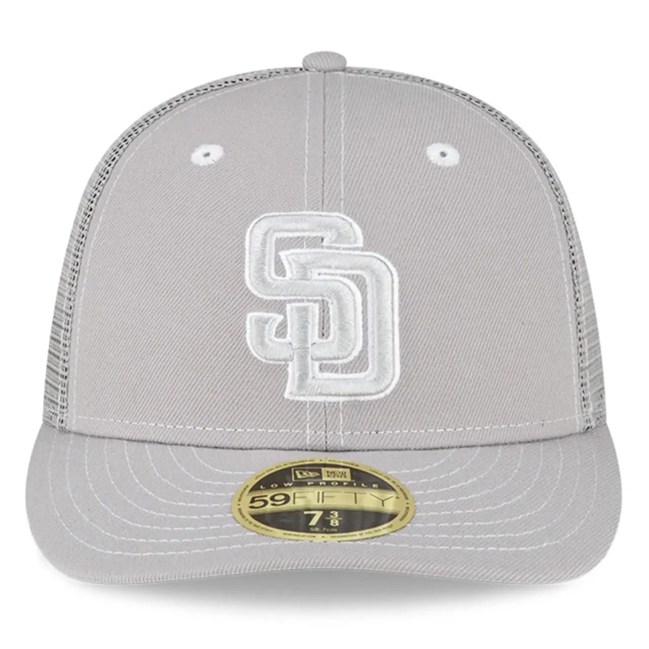 Men's San Diego Padres New Era Gray 2023 On-Field Batting Practice Low Profile 59FIFTY Fitted Hat 4 Men's San Diego Padres New Era Gray 2023 On-Field Batting Practice Low Profile 59FIFTY Fitted Hat - Image 2