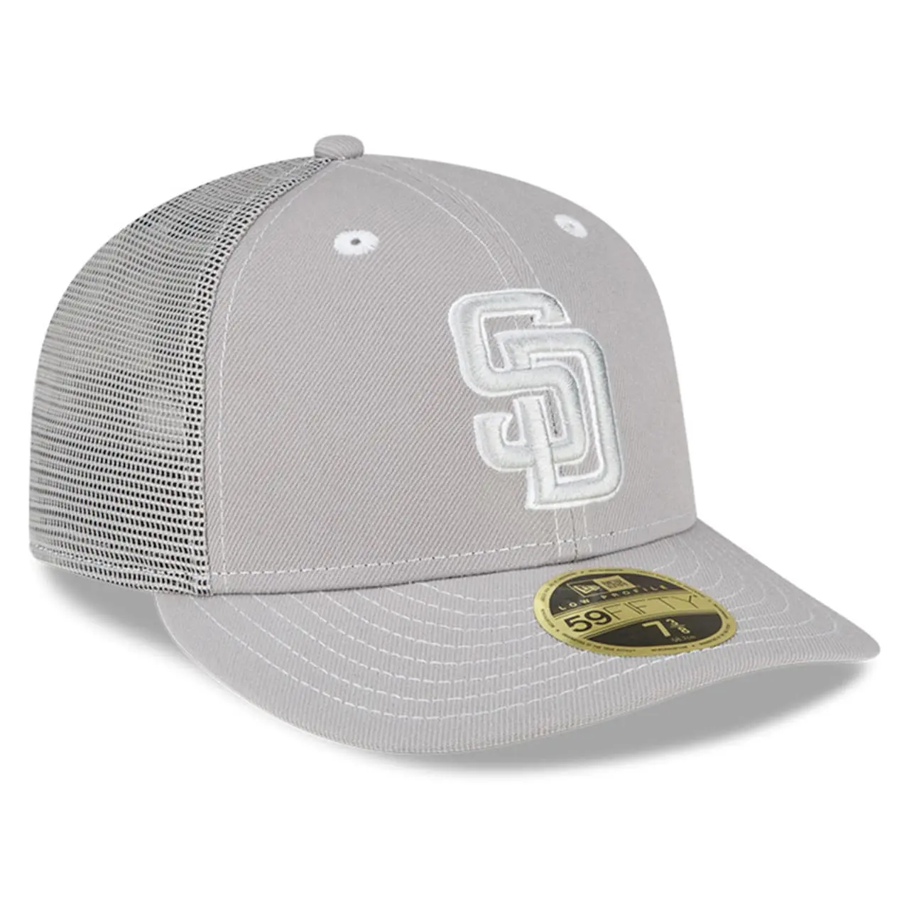 Men's San Diego Padres New Era Gray 2023 On-Field Batting Practice Low Profile 59FIFTY Fitted Hat 5 Men's San Diego Padres New Era Gray 2023 On-Field Batting Practice Low Profile 59FIFTY Fitted Hat - Image 3