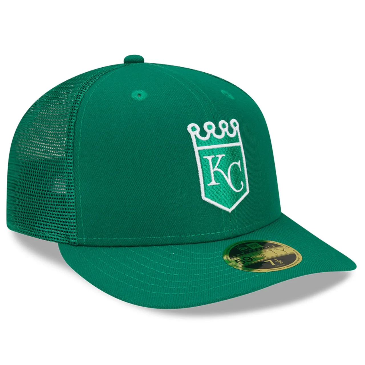 Men's Kansas City Royals New Era Green 2022 St. Patrick's Day Low Profile 59FIFTY Fitted Hat 5 Men's Kansas City Royals New Era Green 2022 St. Patrick's Day Low Profile 59FIFTY Fitted Hat - Image 3