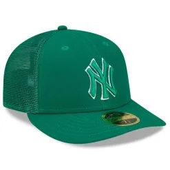 Men's New York Yankees New Era Green 2022 St. Patrick's Day Low Profile 59FIFTY Fitted Hat -San Diego Padres Caps Sales mens new era green new york yankees 2022 st patricks day low profile 59fifty fitted hat pi4418000 altimages ff 4418242 6ef5467c280945efed5falt3 full