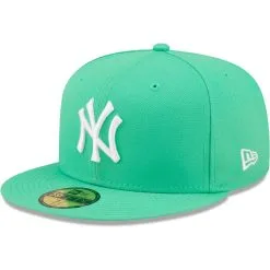 Men's New York Yankees New Era Green Logo 59FIFTY Fitted Hat