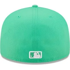 Men's New York Yankees New Era Green Logo 59FIFTY Fitted Hat -San Diego Padres Caps Sales mens new era green new york yankees logo 59fifty fitted hat pi4690000 altimages ff 4690365 90747dfeebc3aa90866falt4 full
