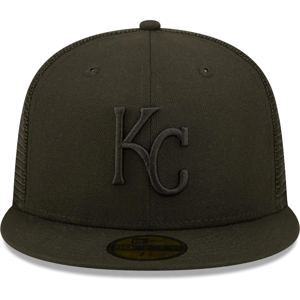 Men's Kansas City Royals New Era Blackout Trucker 59FIFTY Fitted Hat 4 Men's Kansas City Royals New Era Blackout Trucker 59FIFTY Fitted Hat - Image 2