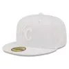 Men's Kansas City Royals New Era White On White 59FIFTY Fitted Hat -San Diego Padres Caps Sales mens new era kansas city royals white on white 59fifty fitted hat pi4731000 altimages ff 4731065 4feebcdac14fcb330d8aalt1 full
