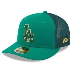 Men's Los Angeles Dodgers New Era Kelly Green 2023 St. Patrick's Day Low Profile 59FIFTY Fitted Hat