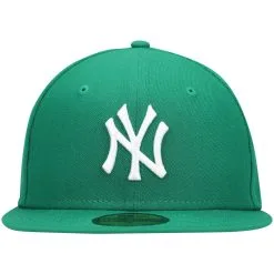 Men's New York Yankees New Era Kelly Green White Logo 59FIFTY Fitted Hat -San Diego Padres Caps Sales mens new era kelly green new york yankees white logo 59fifty fitted hat pi4208000 altimages ff 4208692 53fa025340833e13c267alt2 full