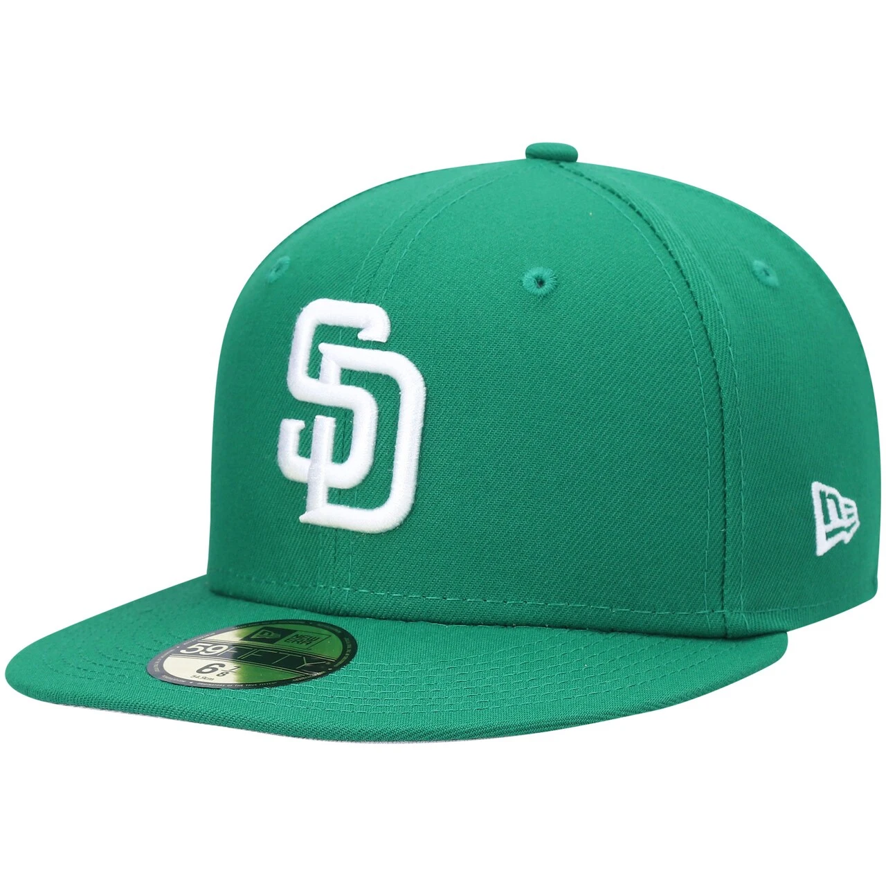 Men's San Diego Padres New Era Kelly Green White Logo 59FIFTY Fitted Hat 3 Men's San Diego Padres New Era Kelly Green White Logo 59FIFTY Fitted Hat