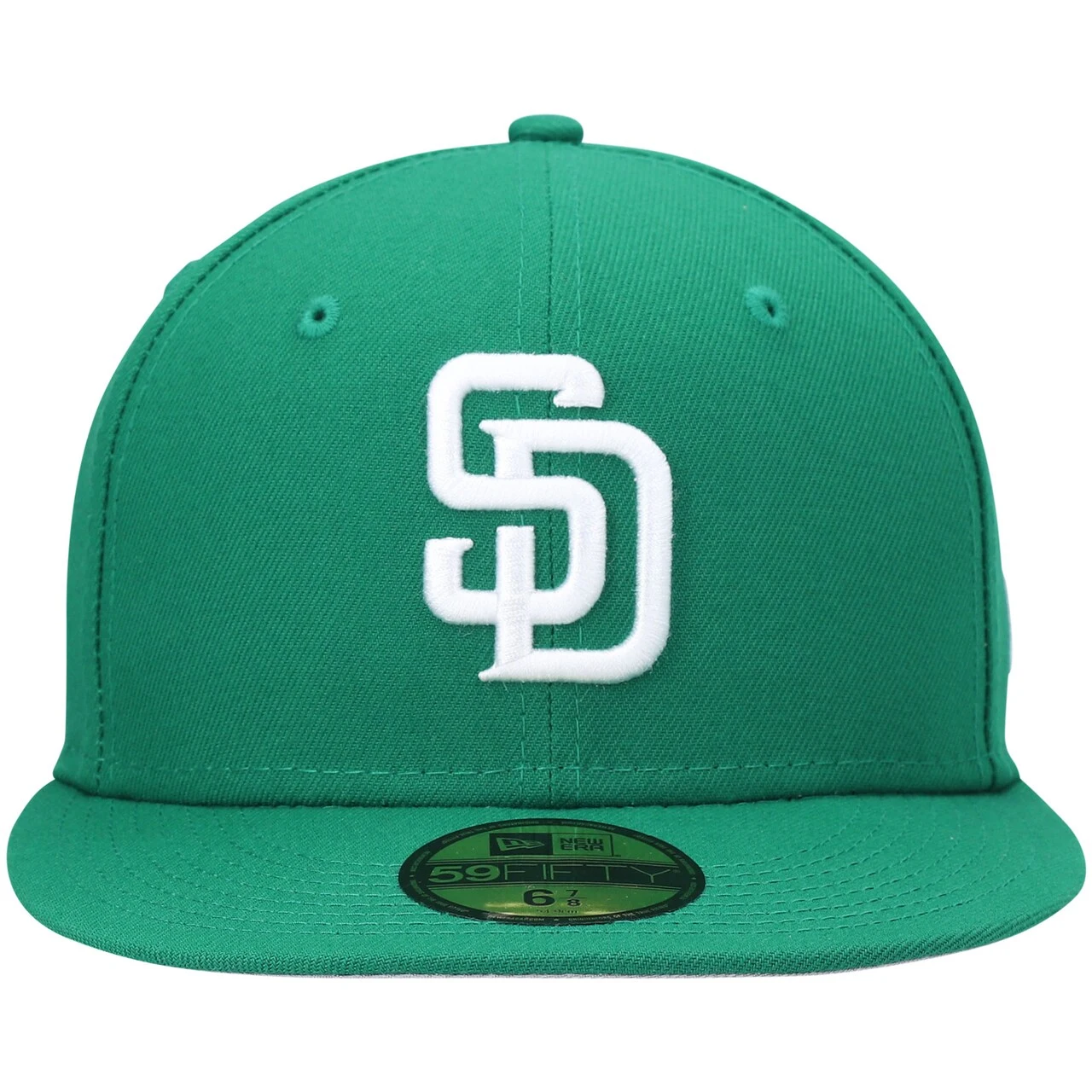 Men's San Diego Padres New Era Kelly Green White Logo 59FIFTY Fitted Hat 4 Men's San Diego Padres New Era Kelly Green White Logo 59FIFTY Fitted Hat - Image 2