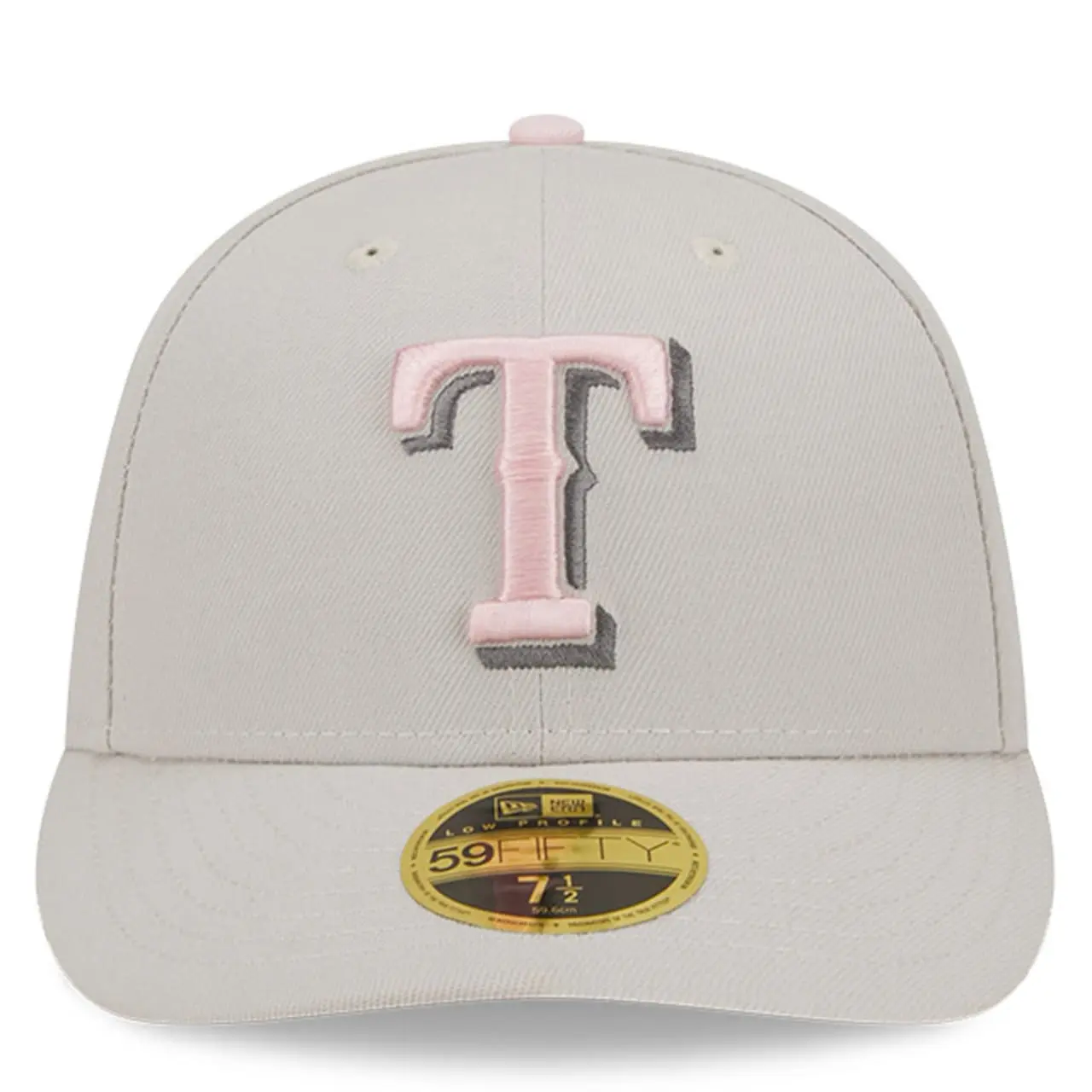 Men's Texas Rangers New Era Khaki 2023 Mother's Day Low Profile 59FIFTY Fitted Hat 4 Men's Texas Rangers New Era Khaki 2023 Mother's Day Low Profile 59FIFTY Fitted Hat - Image 2