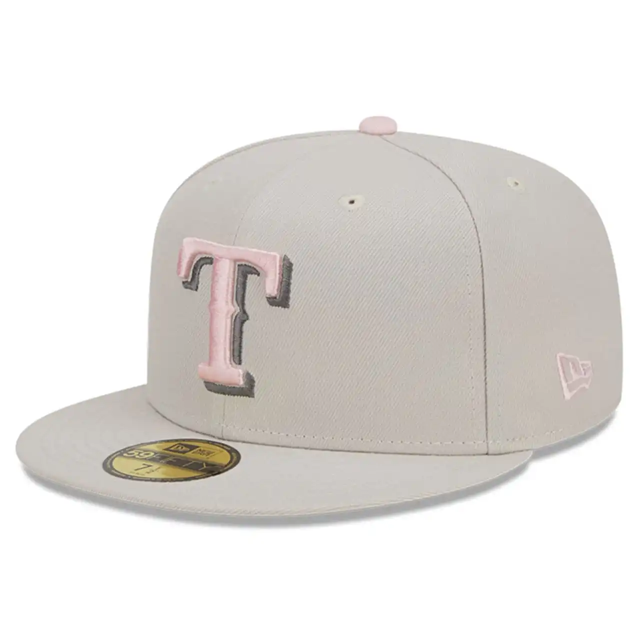 Men's Texas Rangers New Era Khaki 2023 Mother's Day On-Field 59FIFTY Fitted Hat 5 Men's Texas Rangers New Era Khaki 2023 Mother's Day On-Field 59FIFTY Fitted Hat - Image 3