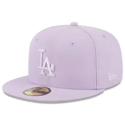 Men's Los Angeles Dodgers New Era Lavender 2023 Spring Color Basic 59FIFTY Fitted Hat