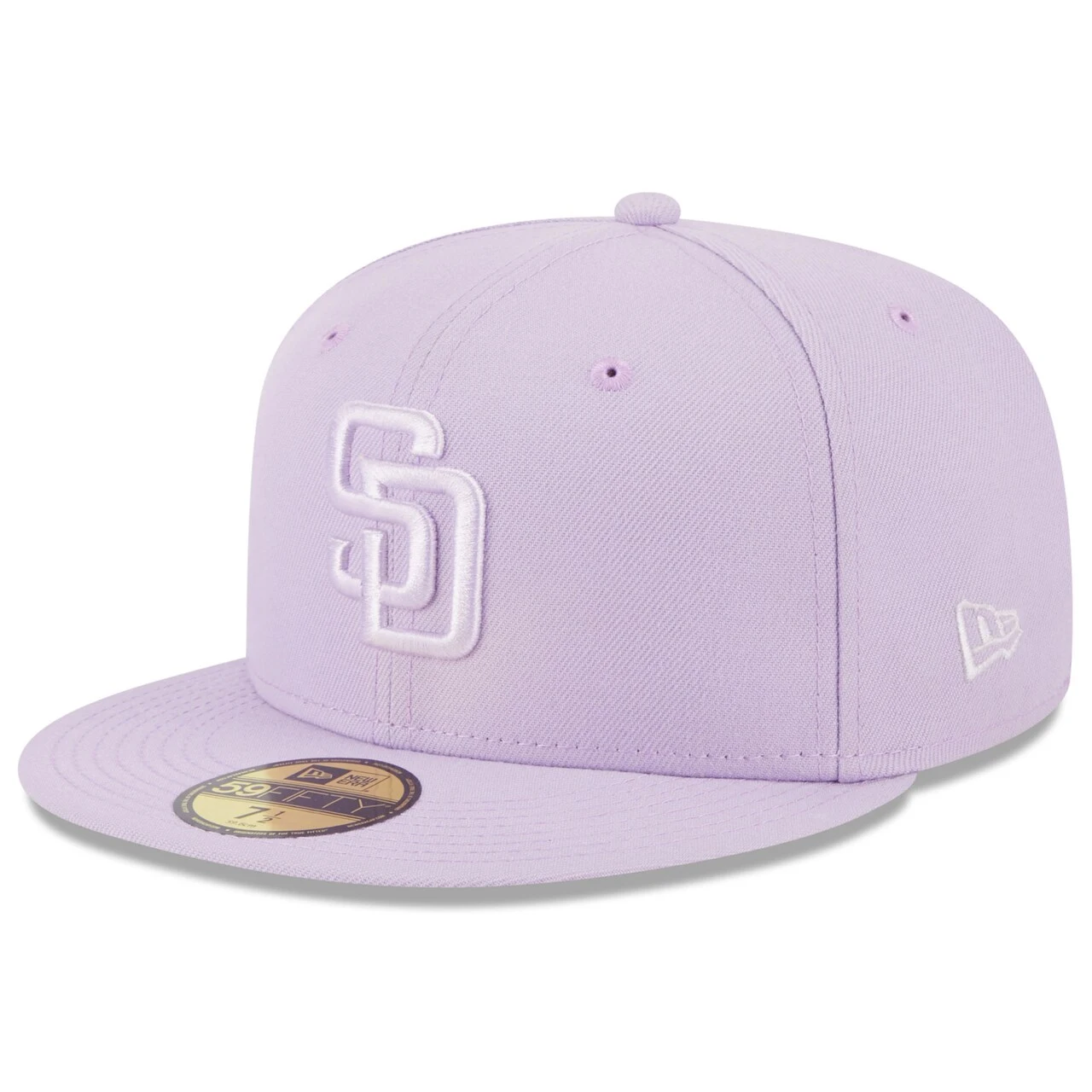 Men's San Diego Padres New Era Lavender 2023 Spring Color Basic 59FIFTY Fitted Hat 3 Men's San Diego Padres New Era Lavender 2023 Spring Color Basic 59FIFTY Fitted Hat
