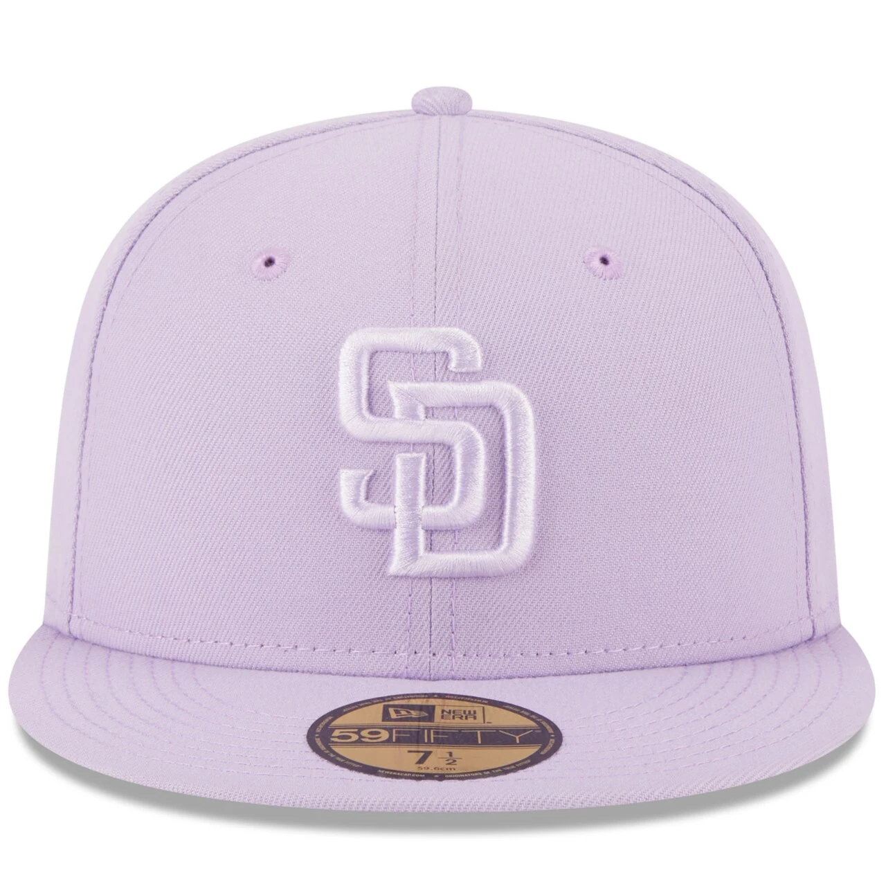 Men's San Diego Padres New Era Lavender 2023 Spring Color Basic 59FIFTY Fitted Hat 4 Men's San Diego Padres New Era Lavender 2023 Spring Color Basic 59FIFTY Fitted Hat - Image 2